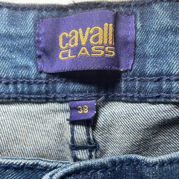 Cavalli Class straight leg jeans sz 38 - Picture 3 of 8